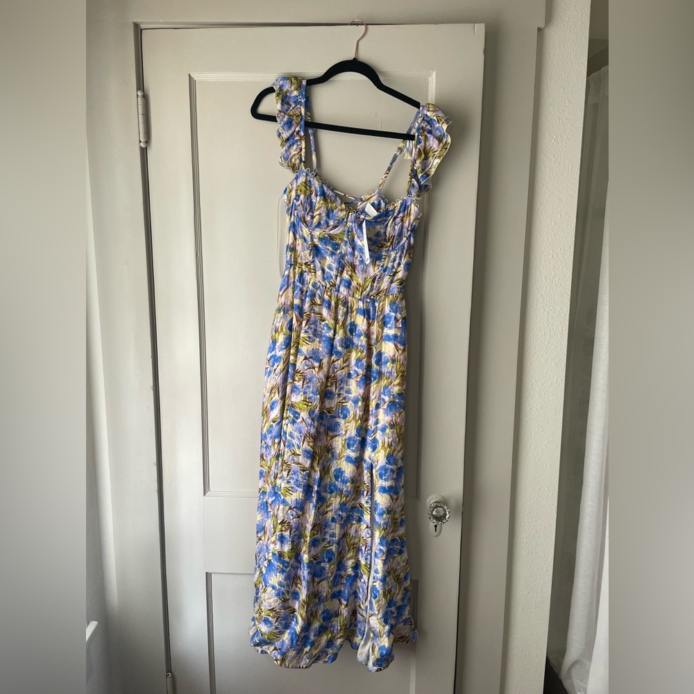 New - Wedelia Floral Bustier Midi Dress - Picture 4 of 5